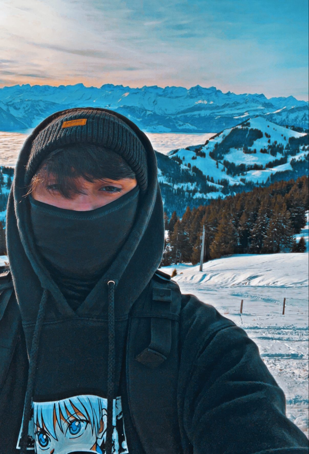 Self-photograph of CJ